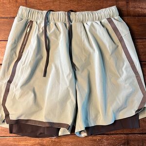 LuluLemon 6” surge shorts seafoam limited